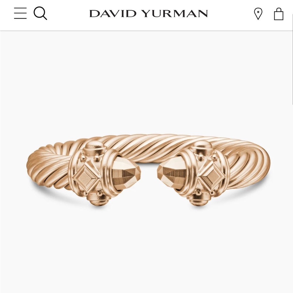 David Yurman aluminum bracelet sand color